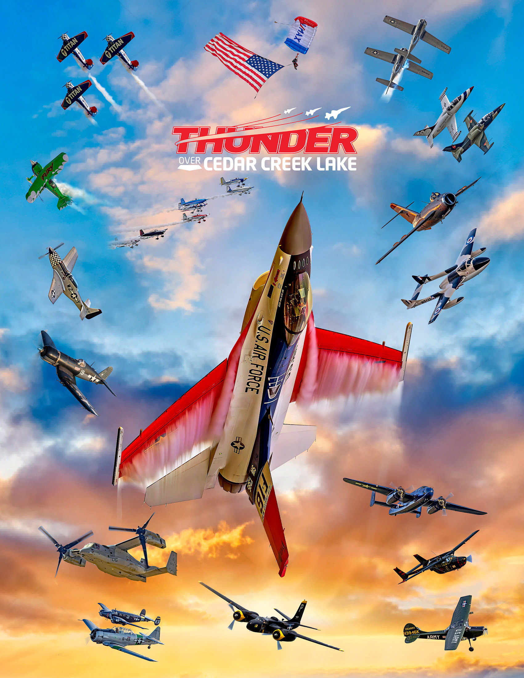 Thunder Over Cedar Creek Lake Airshow